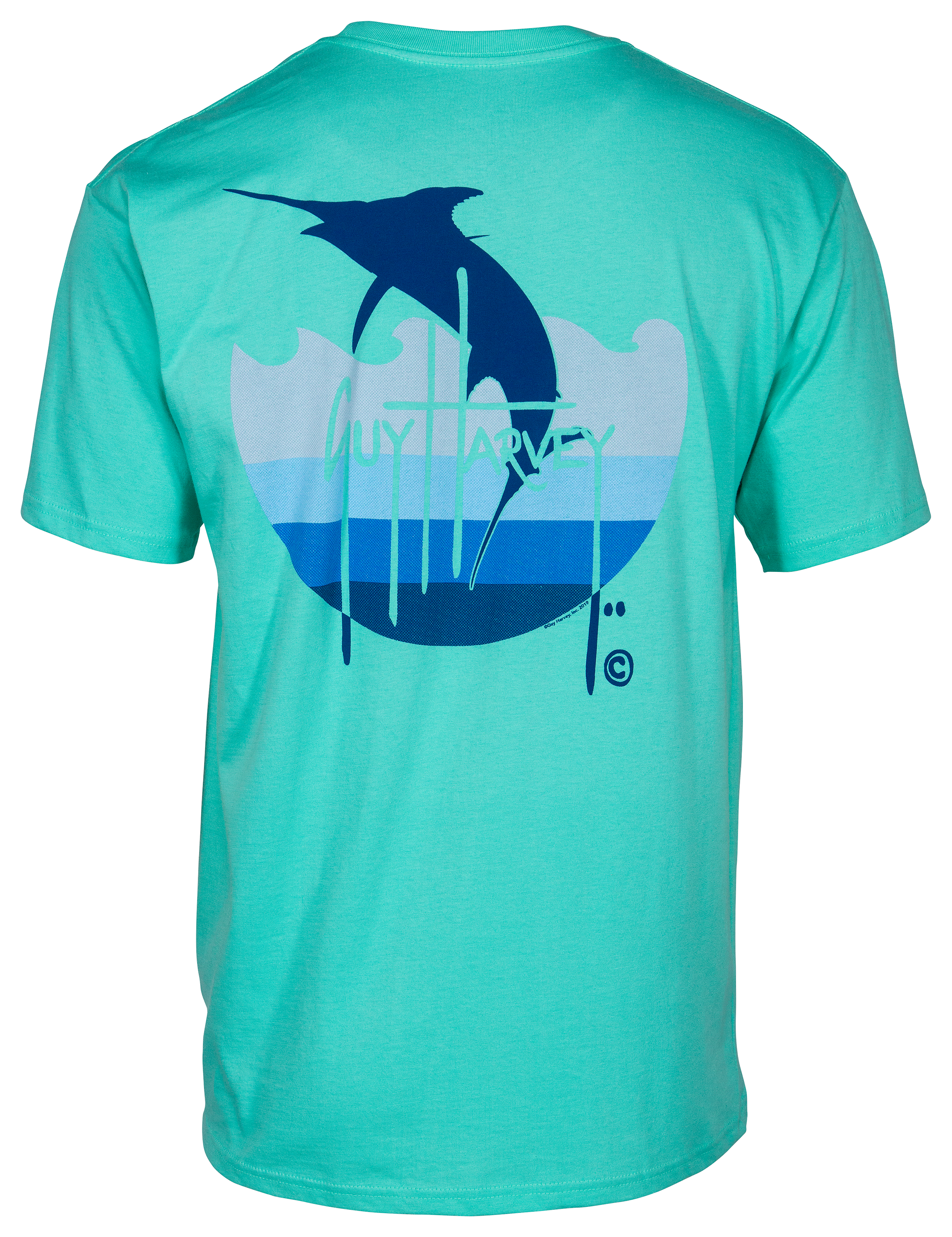 Guy Harvey Core Marlin Outline Short-Sleeve T-Shirt for Men | Bass Pro ...